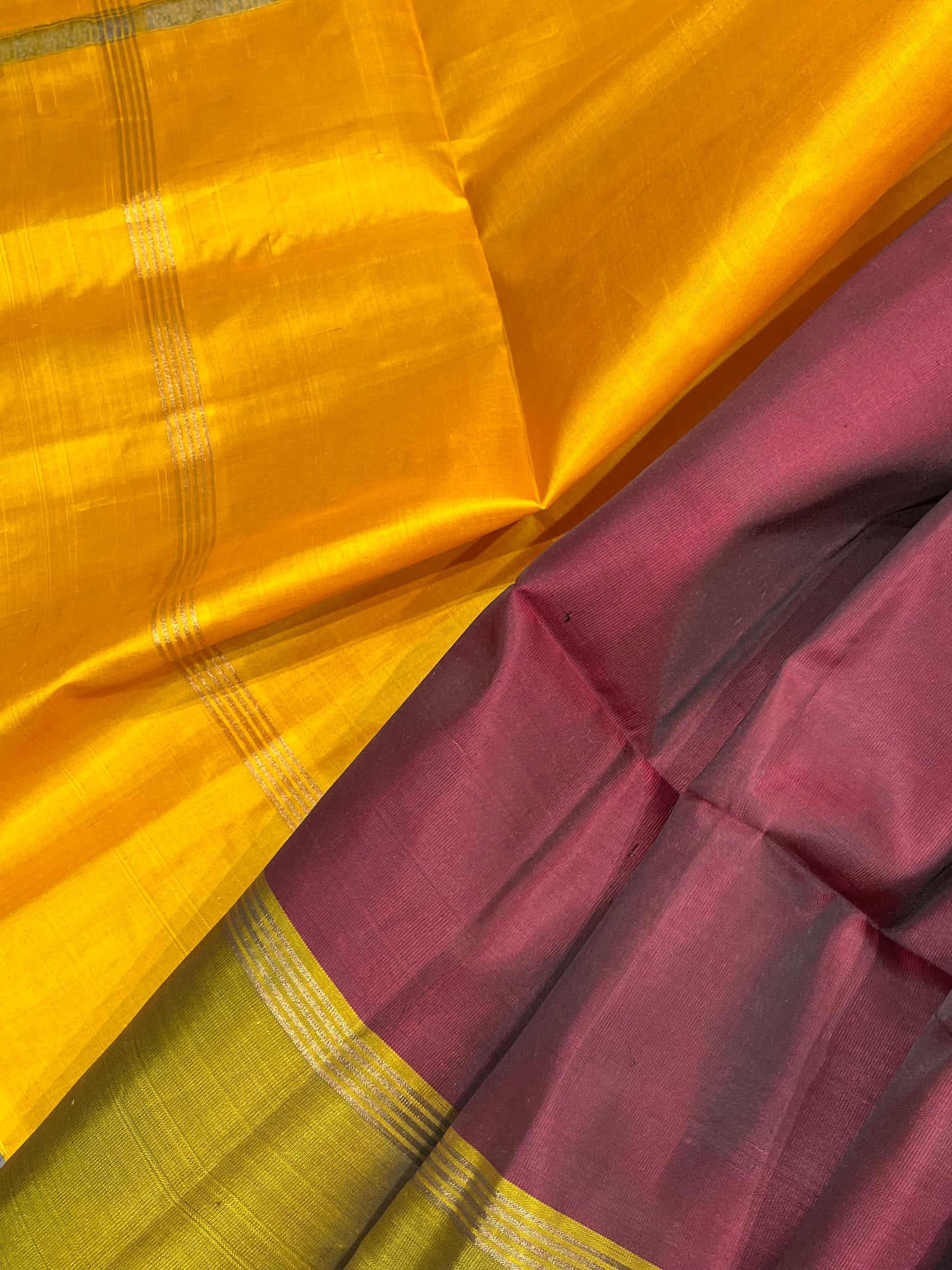 WINE MAROON SILK PURE HANDLOOM KANJIVARAM SAREE