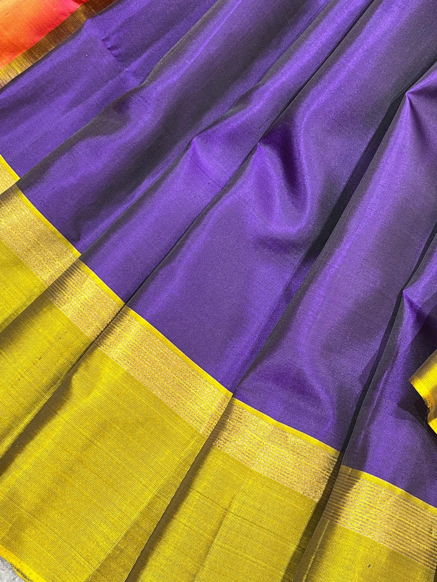 ROYAL BLUE SILK PURE HANDLOOM KANJIVARAM SAREE