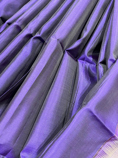 ROYAL BLUE SILK PURE HANDLOOM KANJIVARAM SAREE