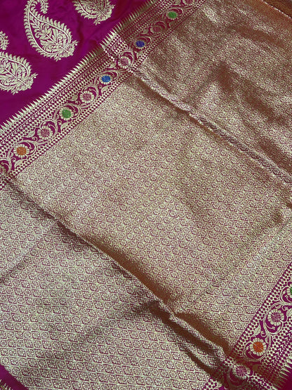 PINK SILK PURE HANDLOOM PAITHANI SAREE