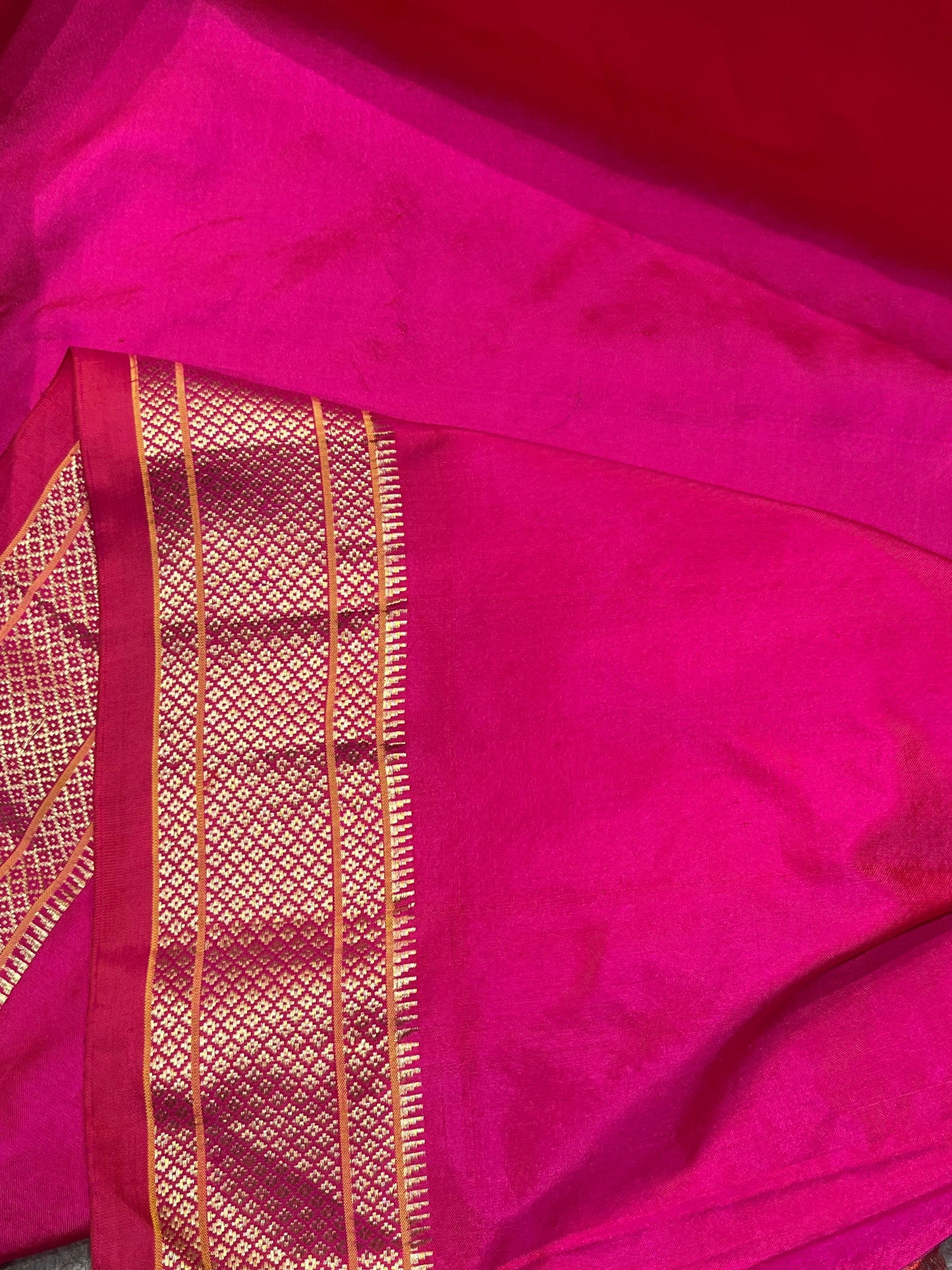PINK SILK PURE HANDLOOM PAITHANI SAREE