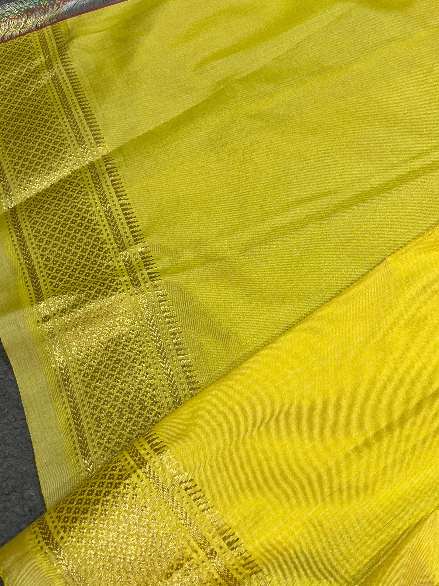 YELLOW SILK PURE HANDLOOM PAITHANI SAREE