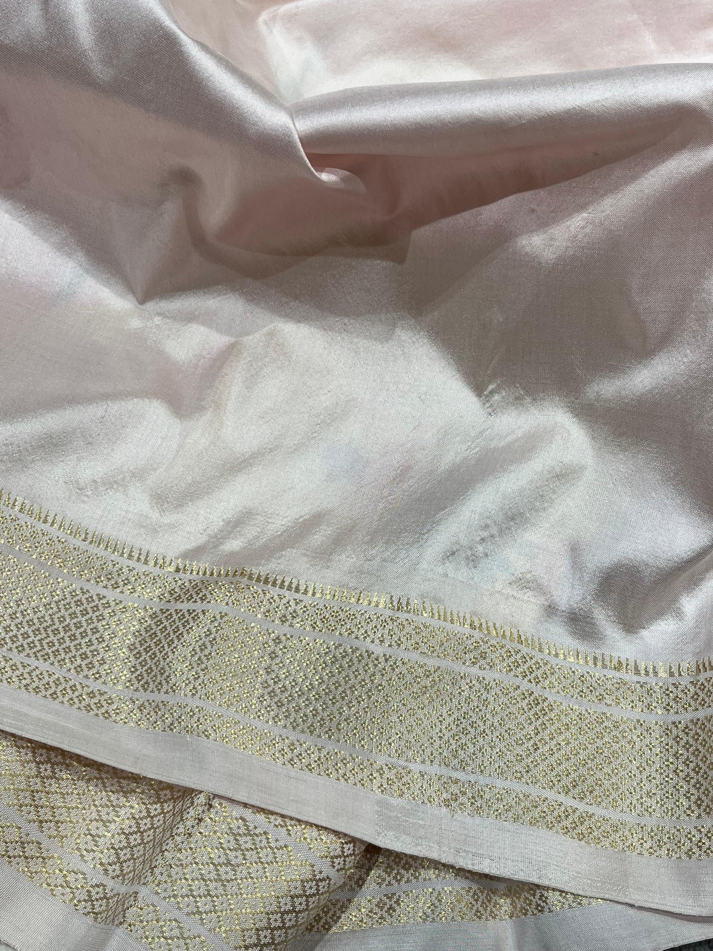 POWDER PINK SILK PURE HANDLOOM PAITHANI SAREE