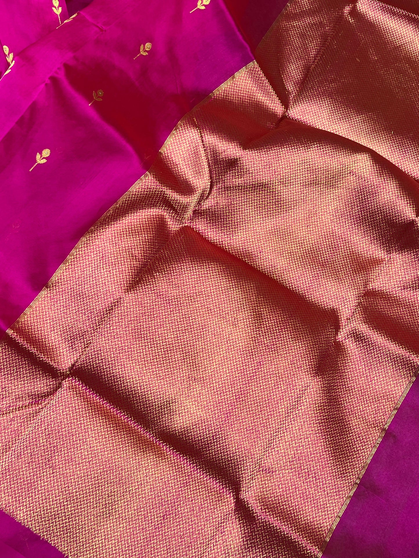 PINK SILK PURE HANDLOOM CHANDERI SAREE