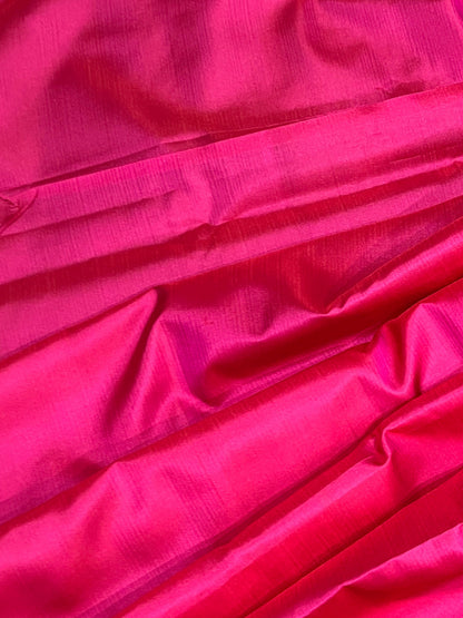PINK PURE HANDLOOM SOFT SILK SAREE
