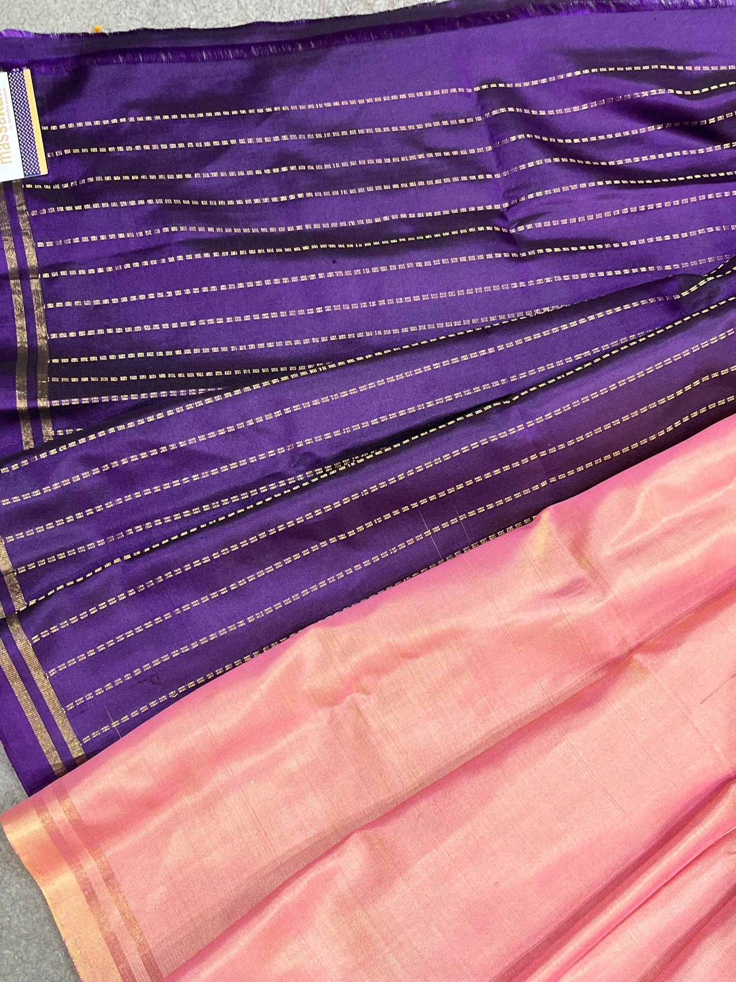 PINK PURE HANDLOOM SOFT SILK SAREE