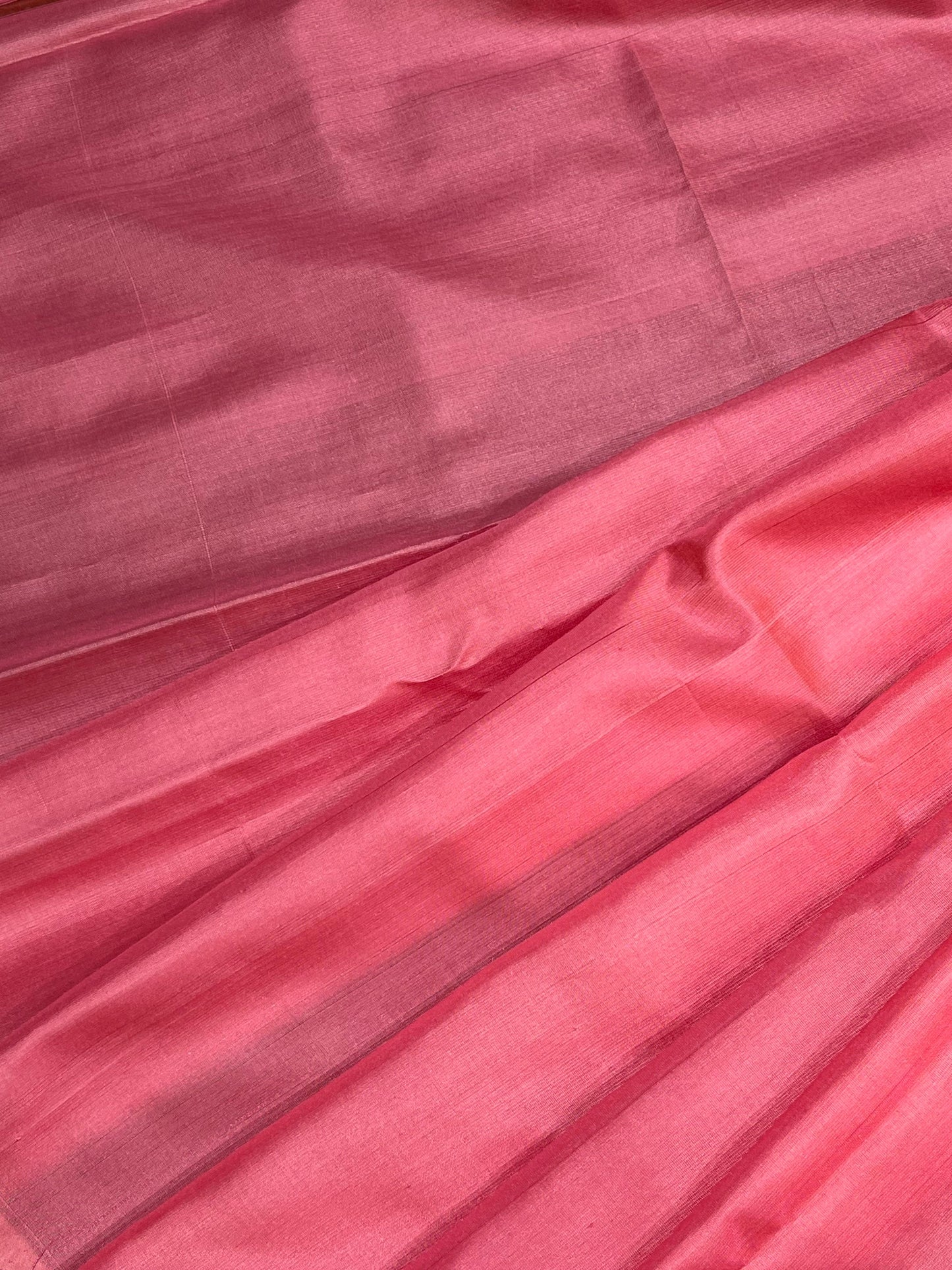 PINK PURE HANDLOOM SOFT SILK SAREE