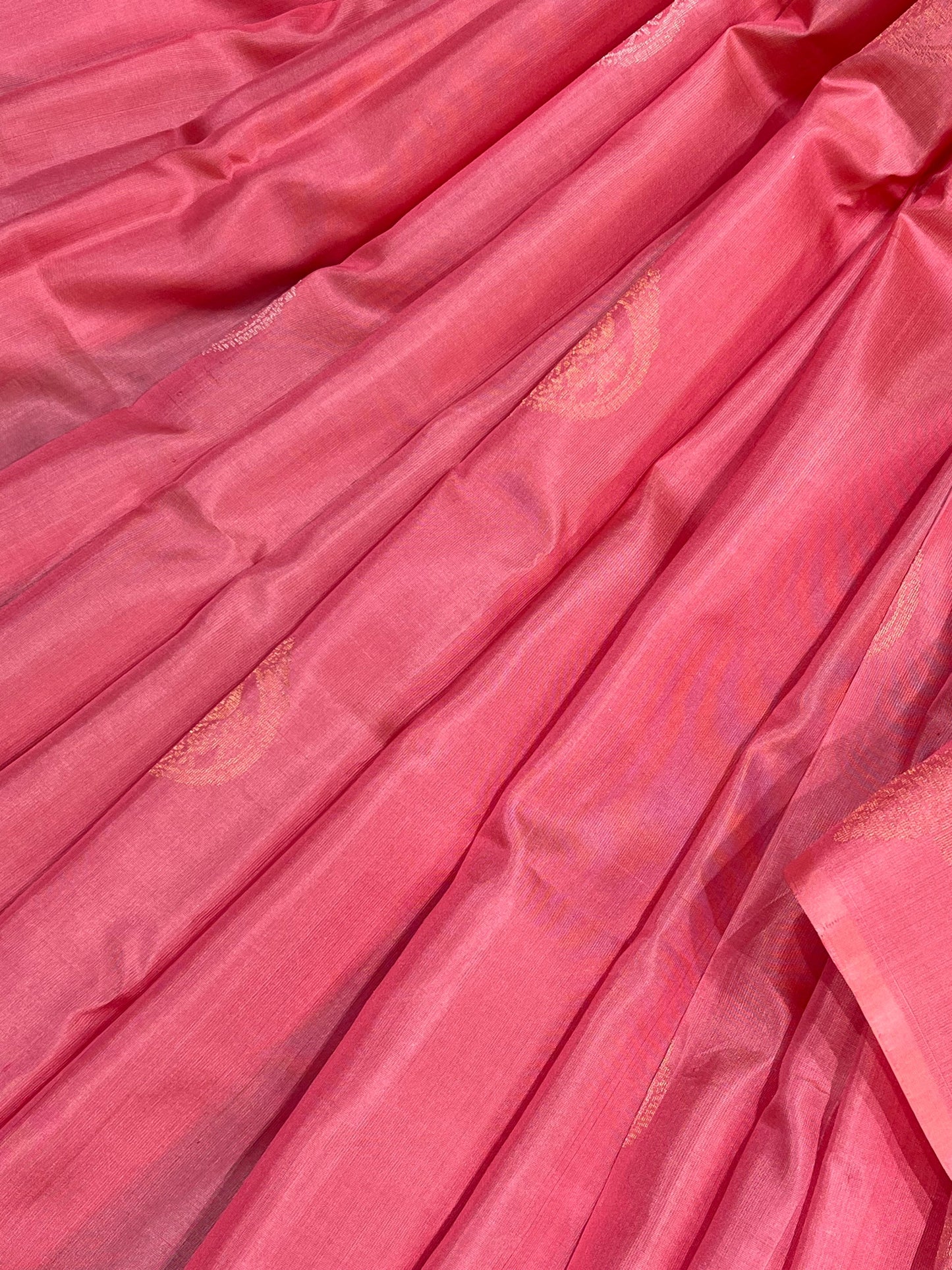PINK PURE HANDLOOM SOFT SILK SAREE