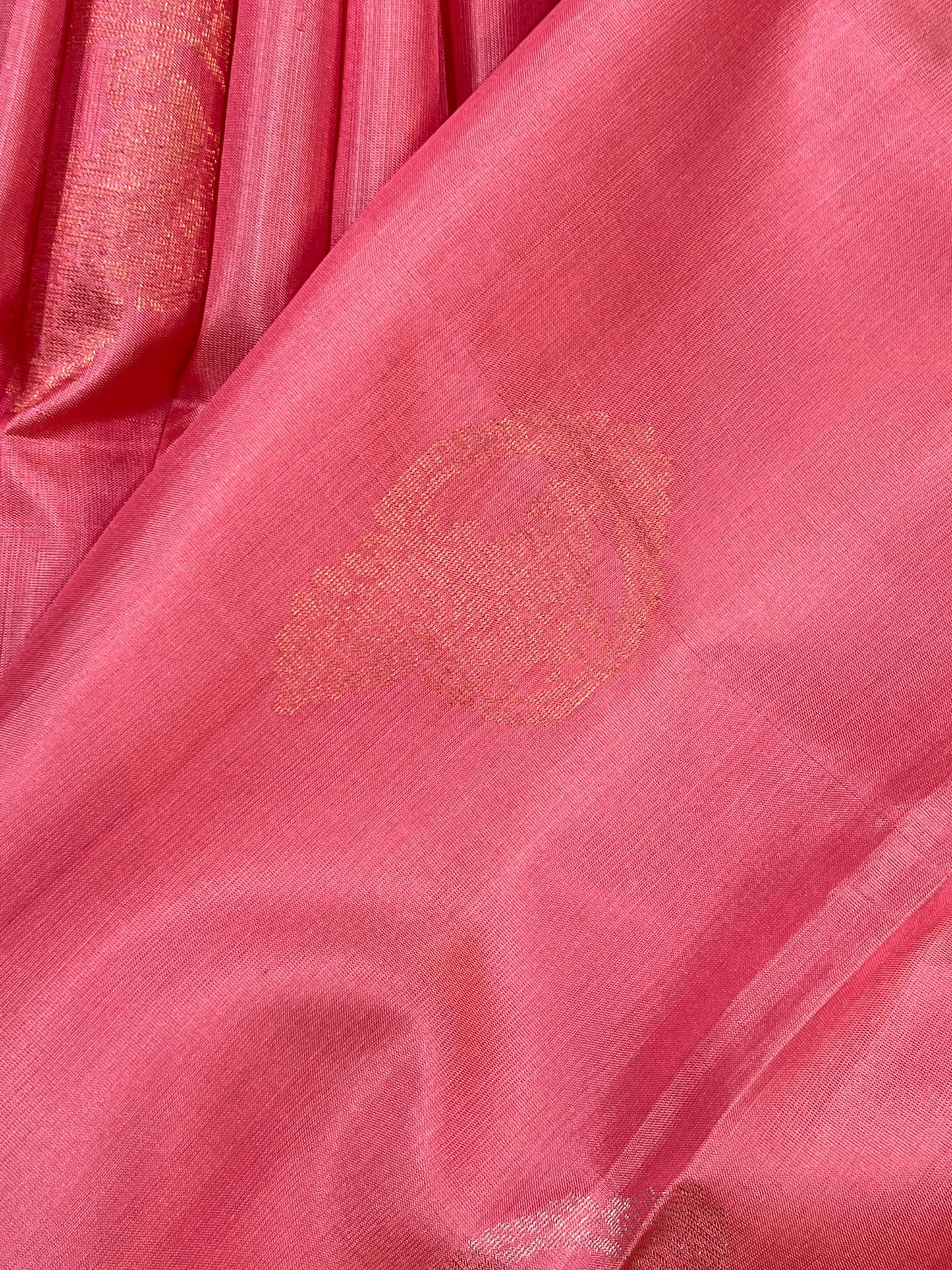 PINK PURE HANDLOOM SOFT SILK SAREE