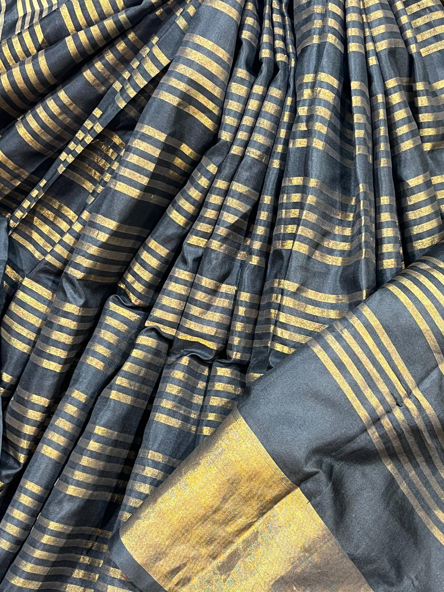BLACK PURE HANDLOOM UPADDA SAREE