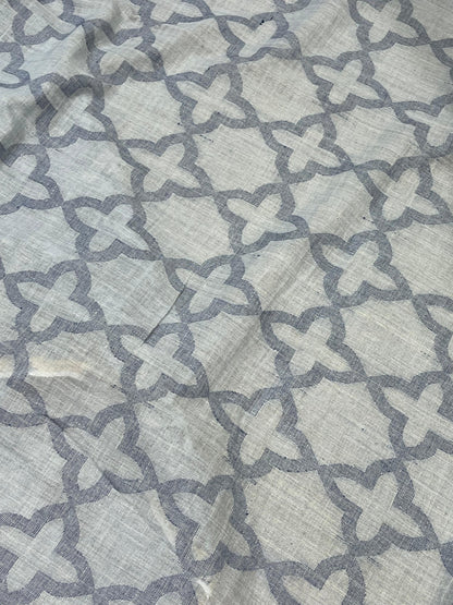 GREY PURE HANDLOOM MUSLIN JAMDANI SAREE
