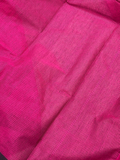 PINK PURE HANDLOOM PONDRU KHADI SAREE