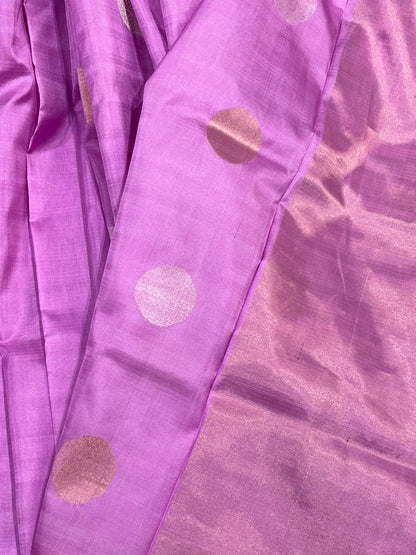 PINK SILK PURE HANDLOOM UPPADA JAMDANI SAREE