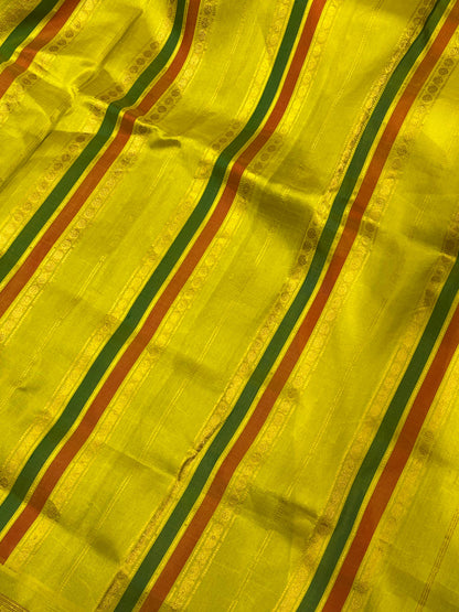 GREEN SICO PURE HANDLOOM GADWAL SAREE