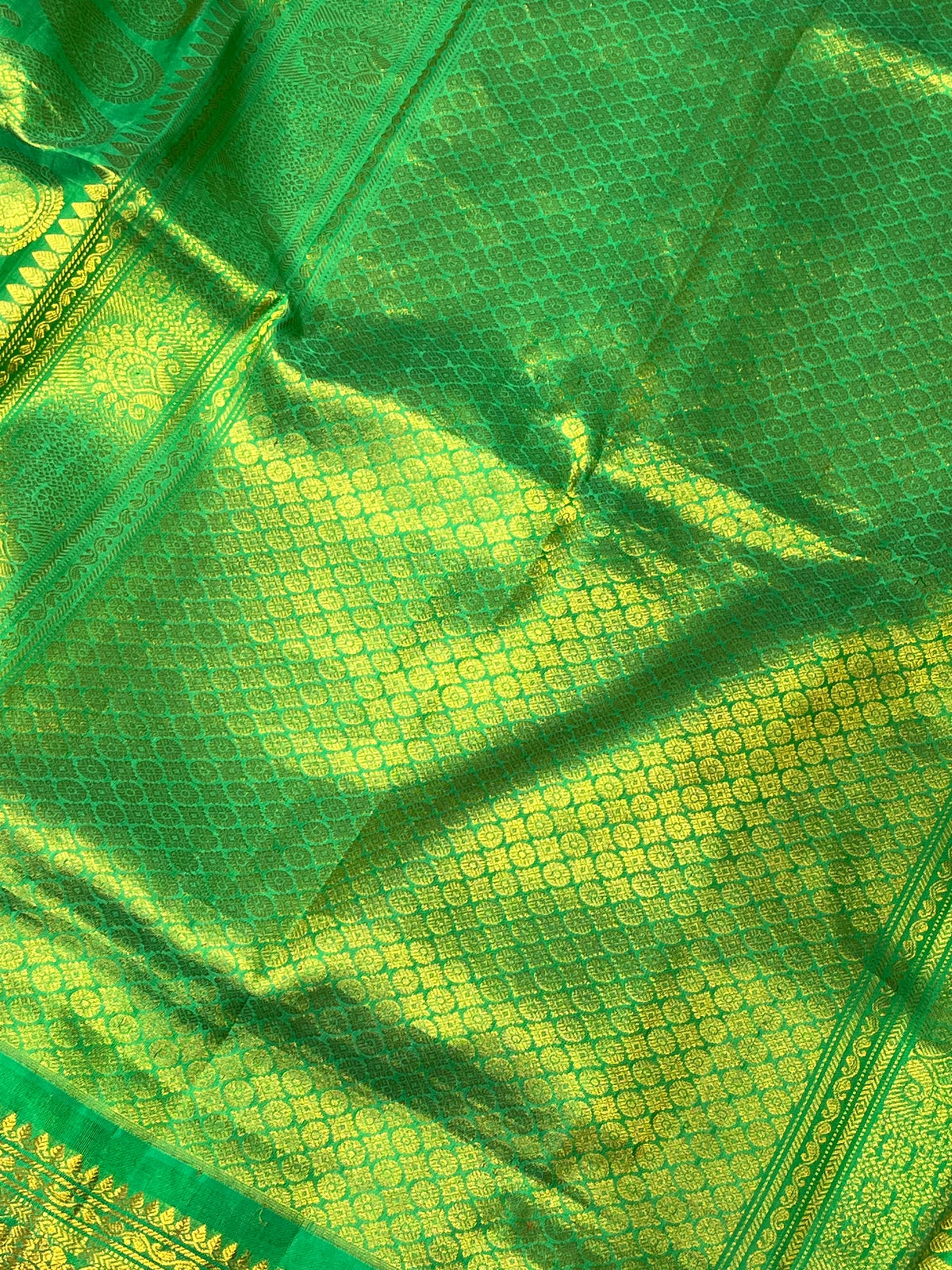 ROYAL BLUE SILK PURE HANDLOOM GADWAL SAREE