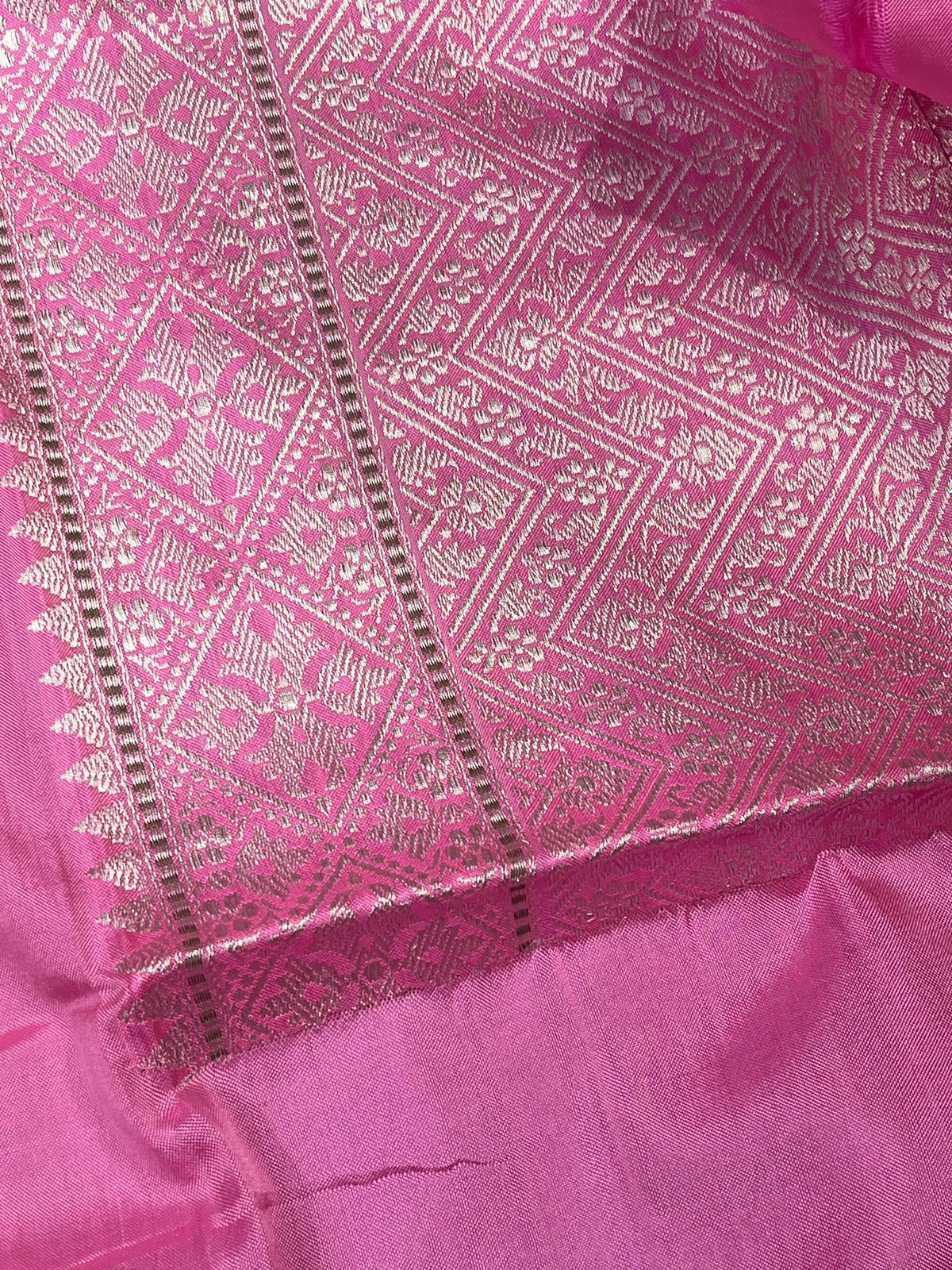 PINK SILK PURE HANDLOOM BANARASI SAREE