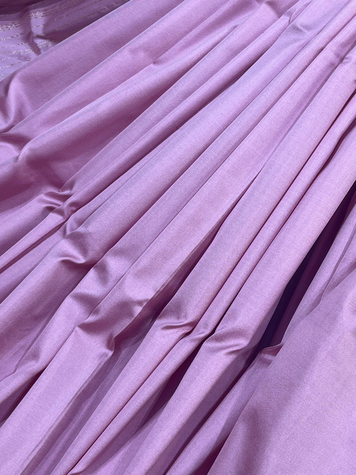 LAVENDER PINK SILK PURE HANDLOOM BANARASI SAREE