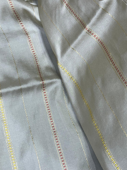 LAVENDER PINK SILK PURE HANDLOOM BANARASI SAREE