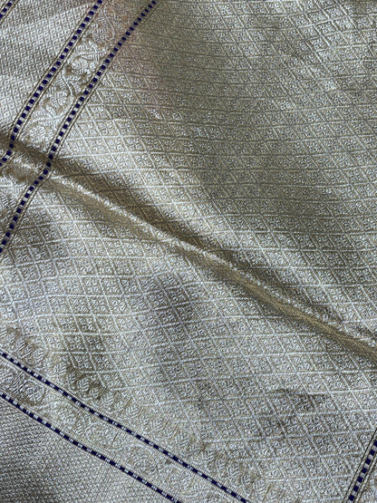 ANTIQUE GILD TISSUE RANGCART PURE HANDLOOM BANARASI SAREE