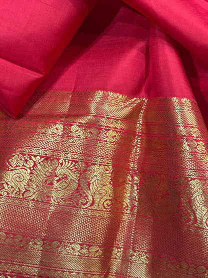 PISTA GREEN SILK PURE HANDLOOM KANJIVARAM SAREE