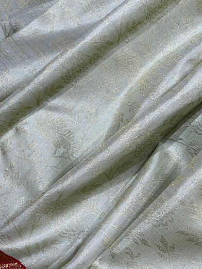 PISTA GREEN SILK PURE HANDLOOM KANJIVARAM SAREE
