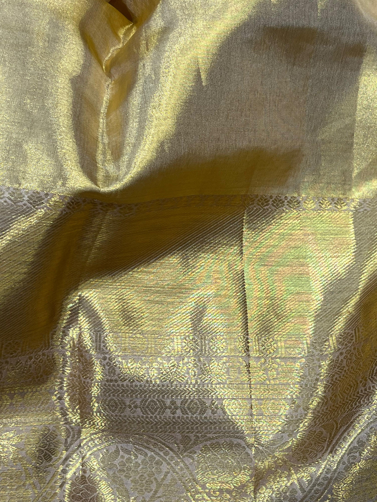 RANI PINK TISSUE PURE HANDLOOM KANJIVARAM SAREE