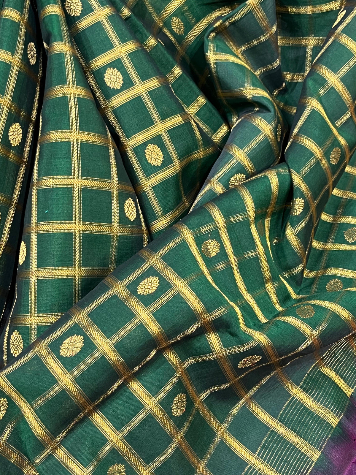 GREEN SICO PURE HANDLOOM KANJIVARAM SAREE
