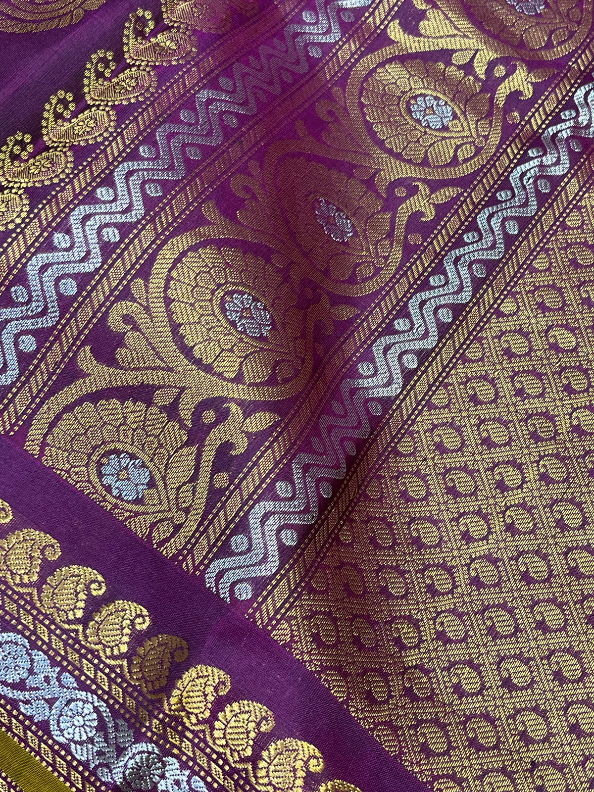 GREEN SICO PURE HANDLOOM KANJIVARAM SAREE