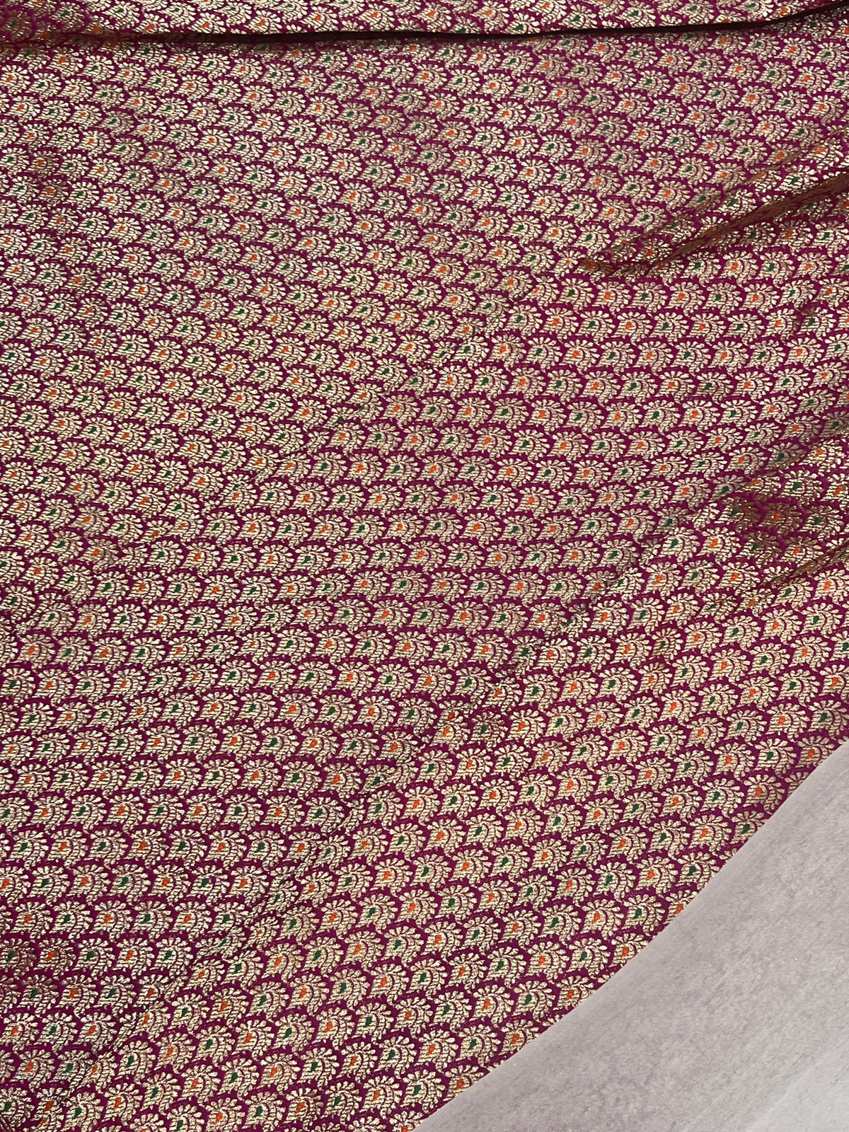 WHITE KORA PURE HANDLOOM BANARASI SAREE