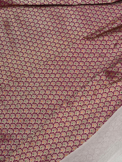 WHITE KORA PURE HANDLOOM BANARASI SAREE