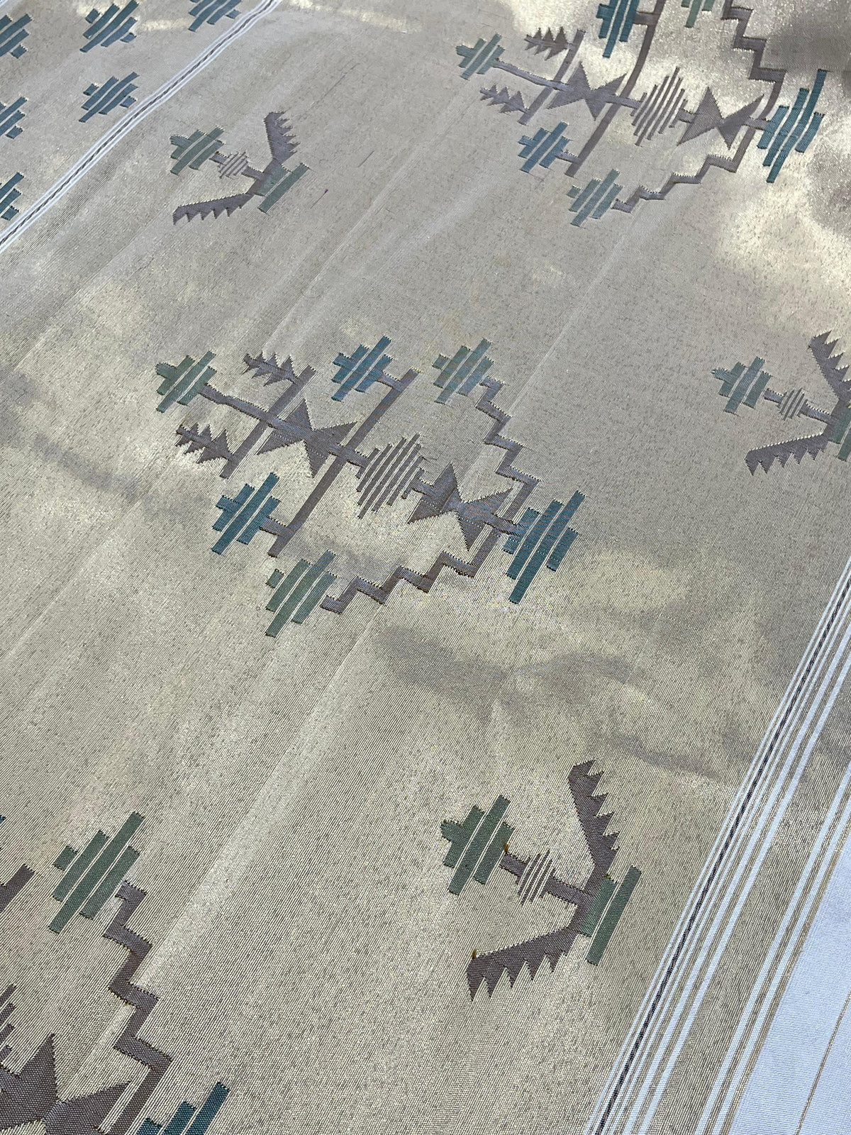 IVORY SILK PURE HANDLOOM PAITHANI SAREE
