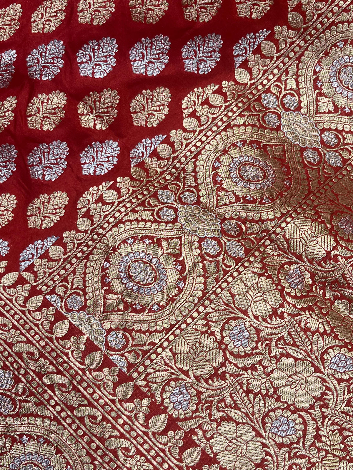 RED SILK PURE HANDLOOM BANARASI SAREE