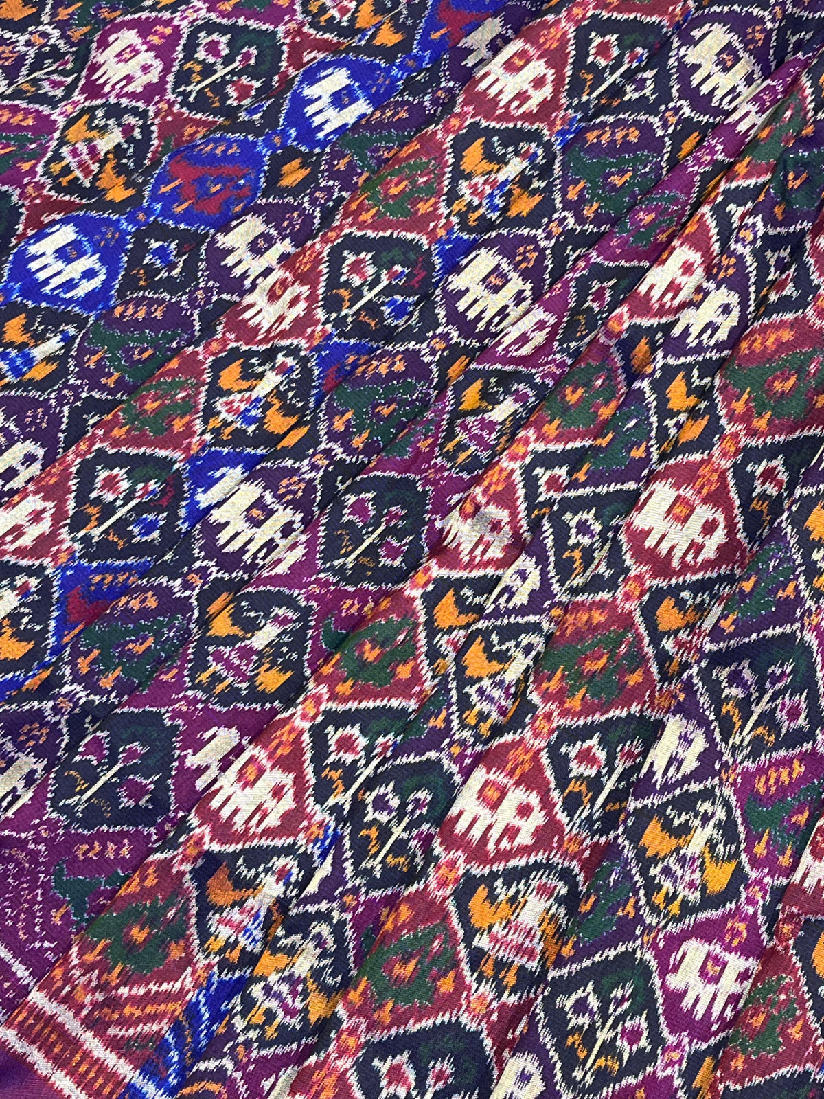 RANGCART SILK PURE HANDLOOM IKKAT SAREE