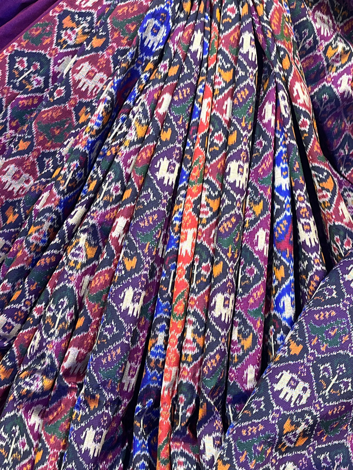 RANGCART SILK PURE HANDLOOM IKKAT SAREE