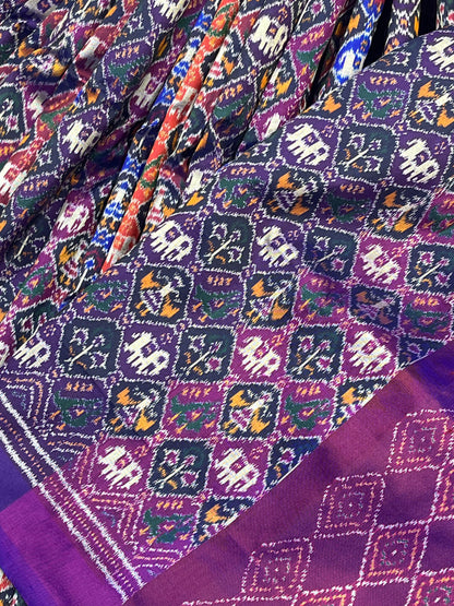RANGCART SILK PURE HANDLOOM IKKAT SAREE