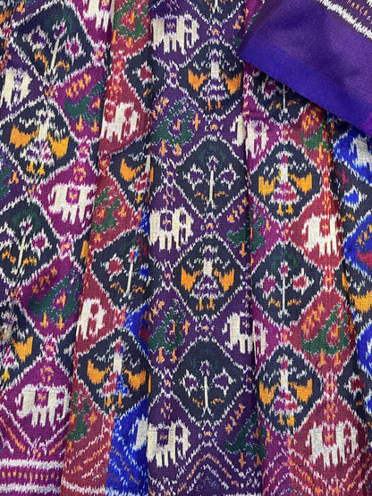 RANGCART SILK PURE HANDLOOM IKKAT SAREE