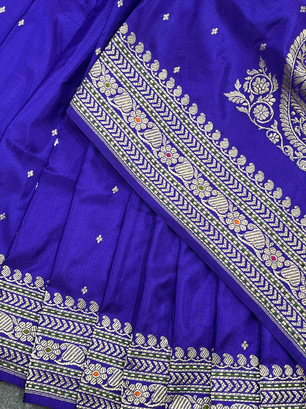 ROYAL VOILET SILK PURE HANDLOOM BANARASI SAREE