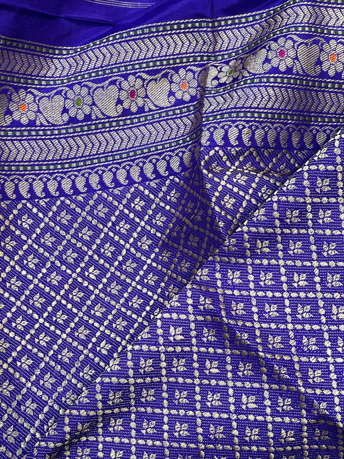 ROYAL VOILET SILK PURE HANDLOOM BANARASI SAREE