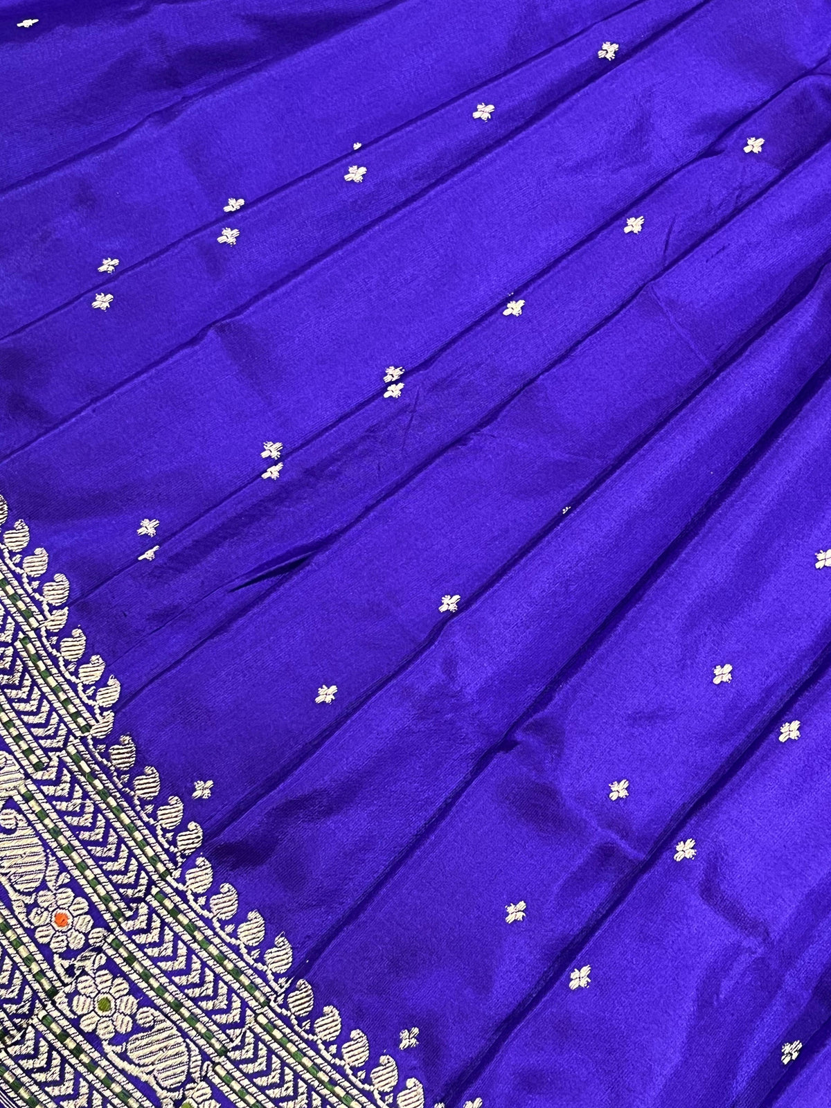ROYAL VOILET SILK PURE HANDLOOM BANARASI SAREE