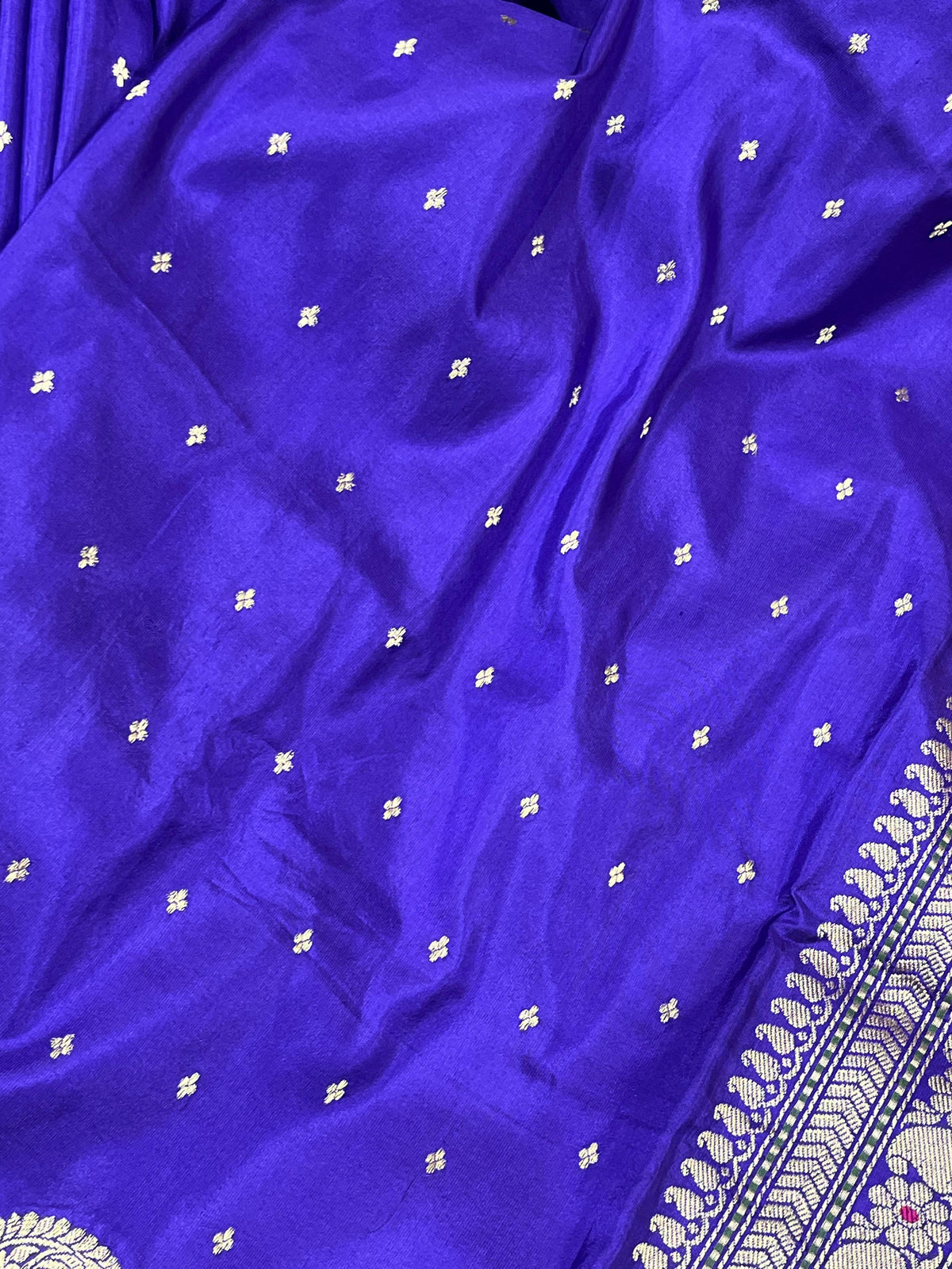 ROYAL VOILET SILK PURE HANDLOOM BANARASI SAREE