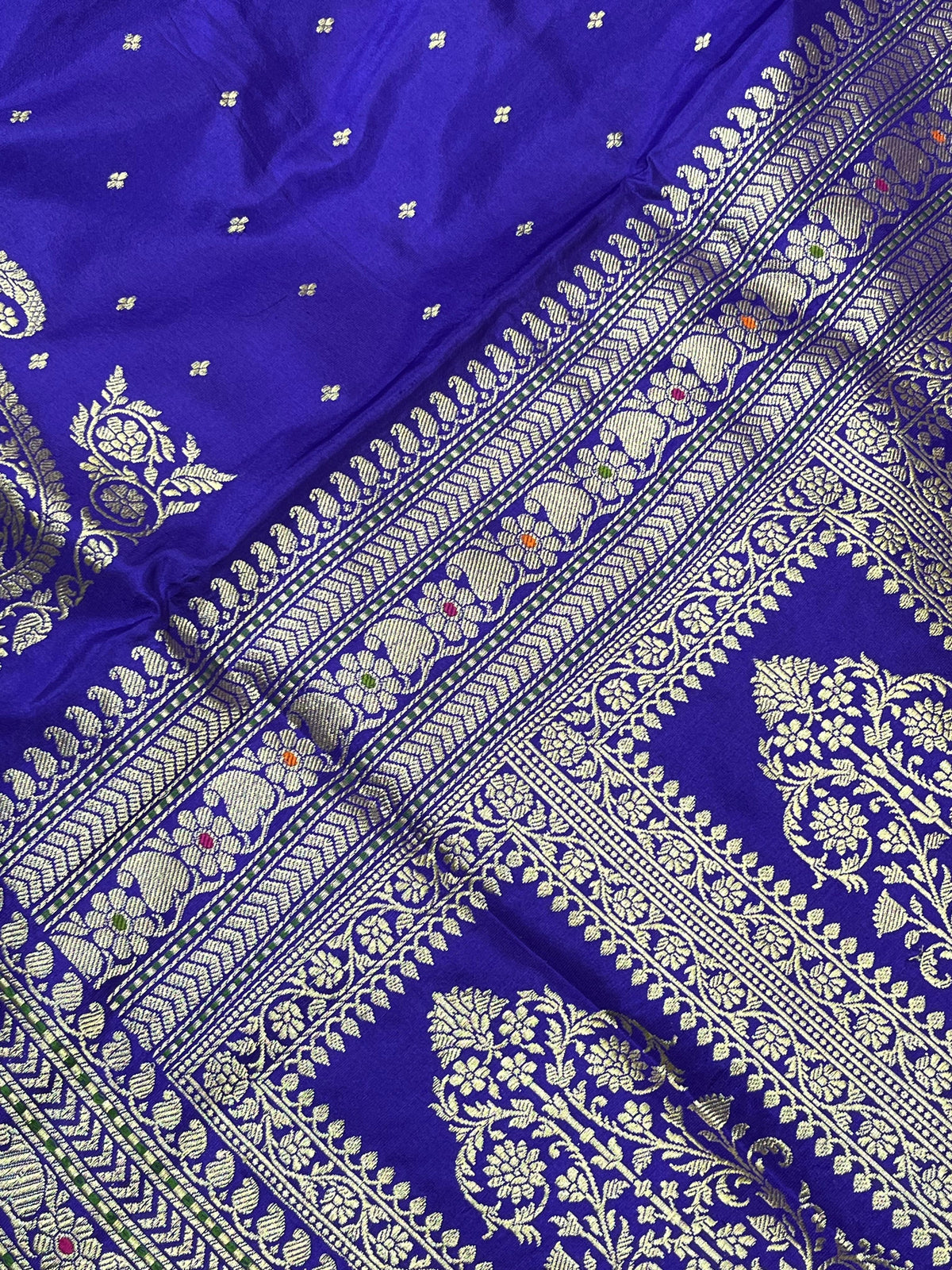 ROYAL VOILET SILK PURE HANDLOOM BANARASI SAREE