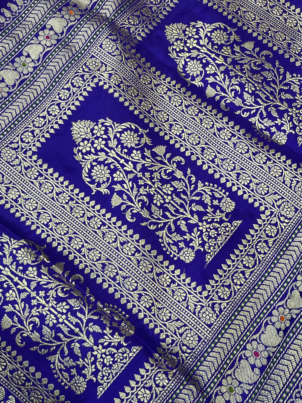 ROYAL VOILET SILK PURE HANDLOOM BANARASI SAREE