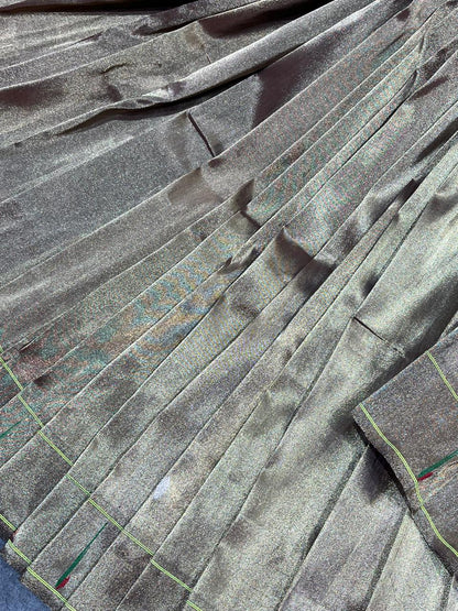 ANTIQUE GOLD TISSUE SILK PURE HANDLOOM PAITHANI SAREE