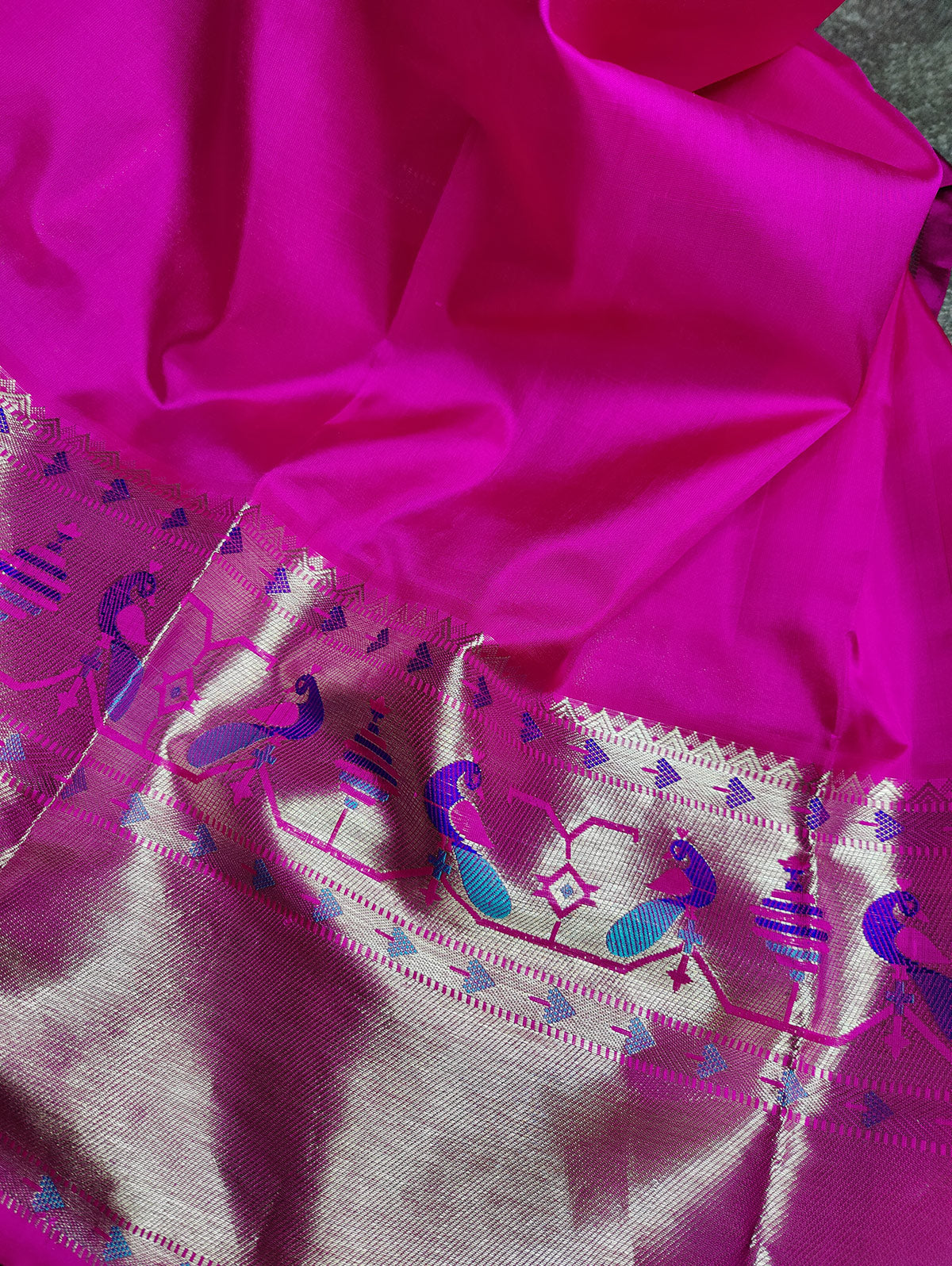 CHOCLATE BROWN SILK PURE HANDLOOM VENKATAGIRI SAREE