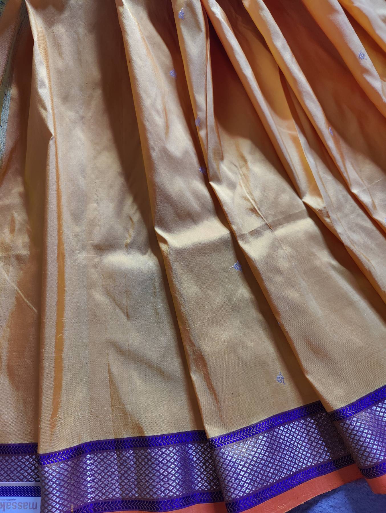 YELLOW SILK PURE HANDLOOM PAITHANI SAREE