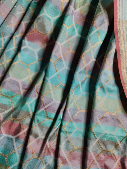 RANGCART SILK PURE HANDLOOM BANARSI SAREE