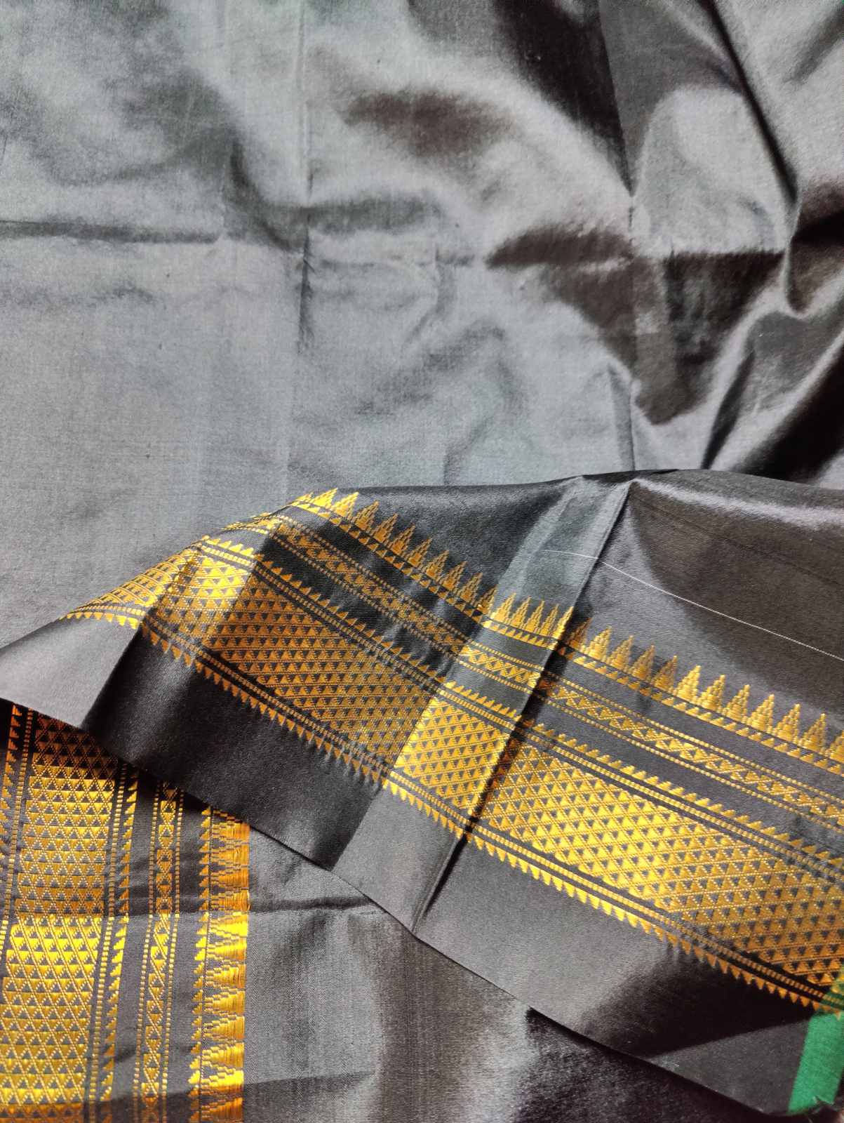 NUDE PINK SILK PURE HANDLOOM IRKAL SAREE