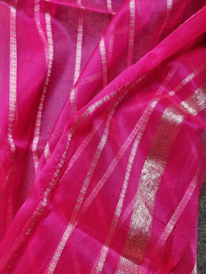 GREEN KORA PURE HANDLOOM BANARASI SAREE