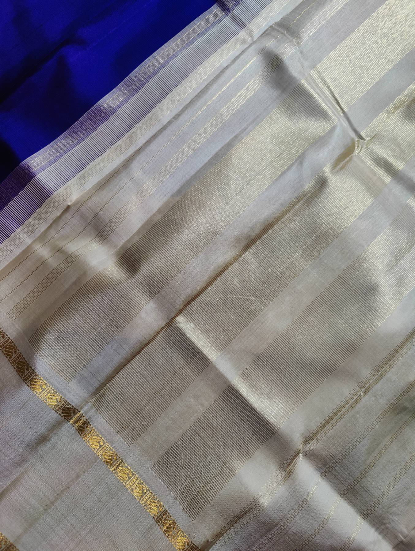 PURPLE  SILK PURE HANDLOOM KANJIVARAM SAREE