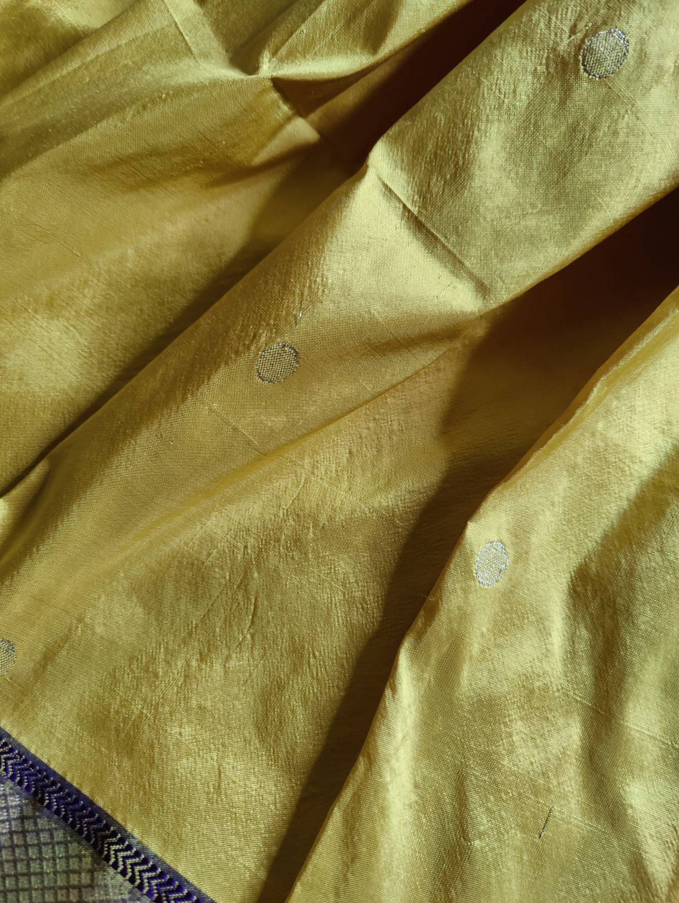 YELLOW SILK PURE HANDLOOM PAITHANI SAREE